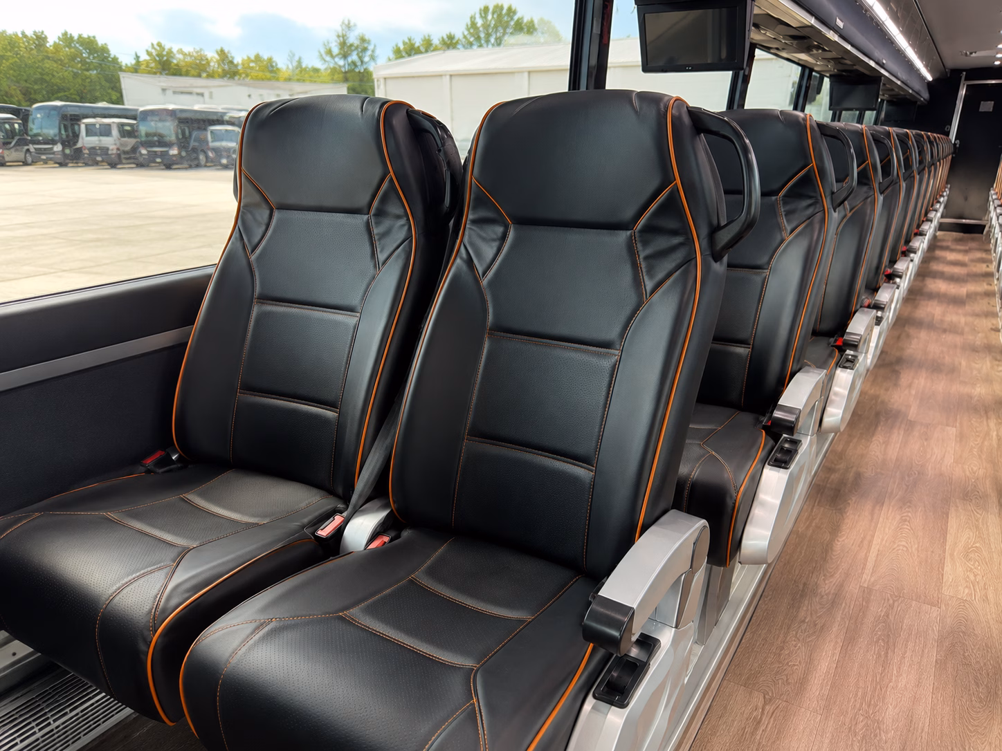 el monte construction and film crew shuttle buses